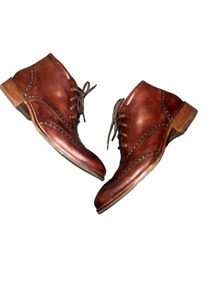 Cole Haan‎ Vintage Womens Chestnut Chukka Ankle Boots Size 9M Vintage Cole Haan Boots In Women main image 4