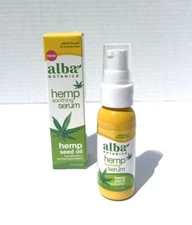 Alba Botanica Hemp Soothing Serum Hemp Seed Oil 1 oz
