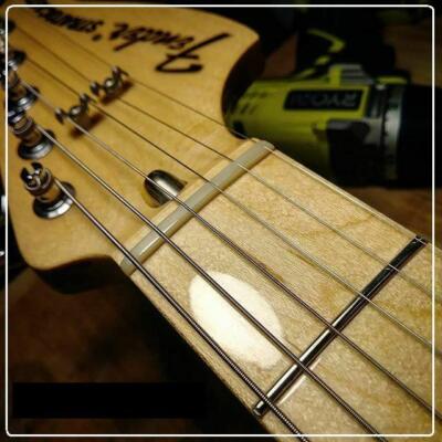 MusicianAtHeart UNBLEACHED BONE NUT made for Fender Stratocaster Guitar