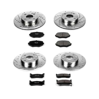 PowerStop K794 Z23 Daily Driver Carbon-Fiber Ceramic Brake Pad and Drilled & Slo