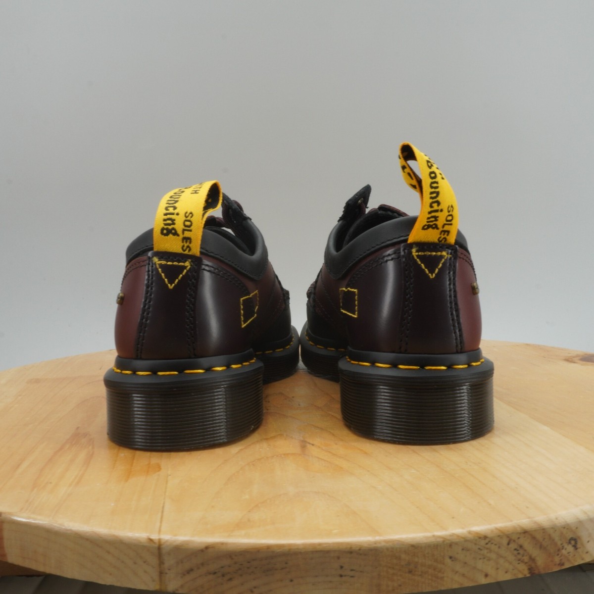 Dr. Martens 1461 Fused Womens Size 7 Patchwork Shoes Black
