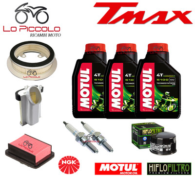 Kit Tagliando Yamaha T-Max 500 2008-2011 - Olio 5100 10w40, Filtri E Candele NGK - Foto 13