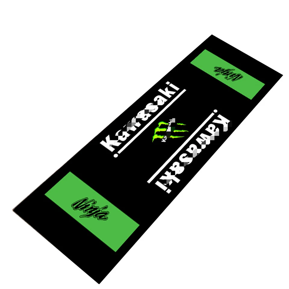 Motorcycle Garage Floor Mat Washable Carpet 220x 80cm For Kawasaki Ninja/Z1000 - Image 4 of 4