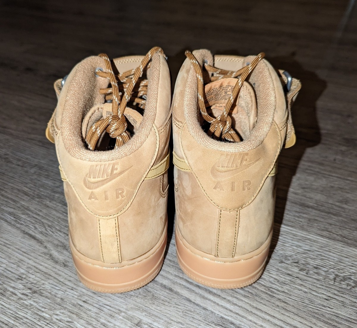 Men's Size 18 - Nike Air Force 1 Mid 07 Flax Brown Khaki Wheat AF1