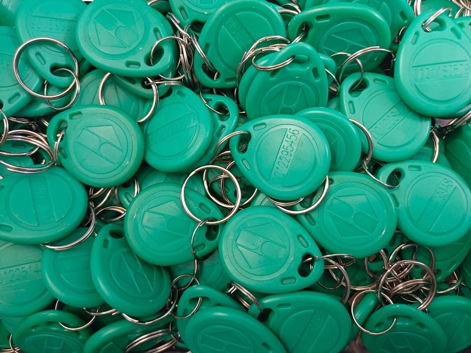 Green Pac Fob 125KHz RFID Proximity ID Access Key Fob- EM4100 EM4102 TK4100 Green ...