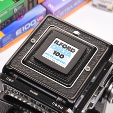 2 x Film ISO Record Frame for Rollei Rolleiflex Leica Fujifilm Rolleicord Camera