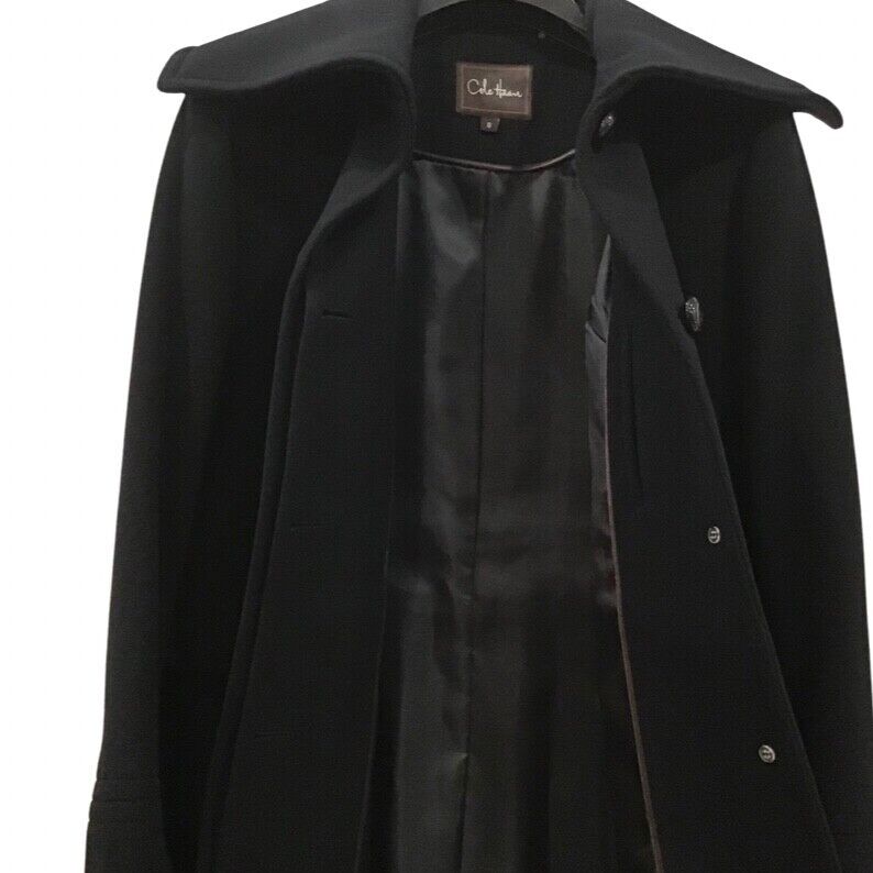 COLE HAAN Coat, Black, Size 10 - image 8