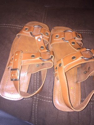 vintage tire tread sandals