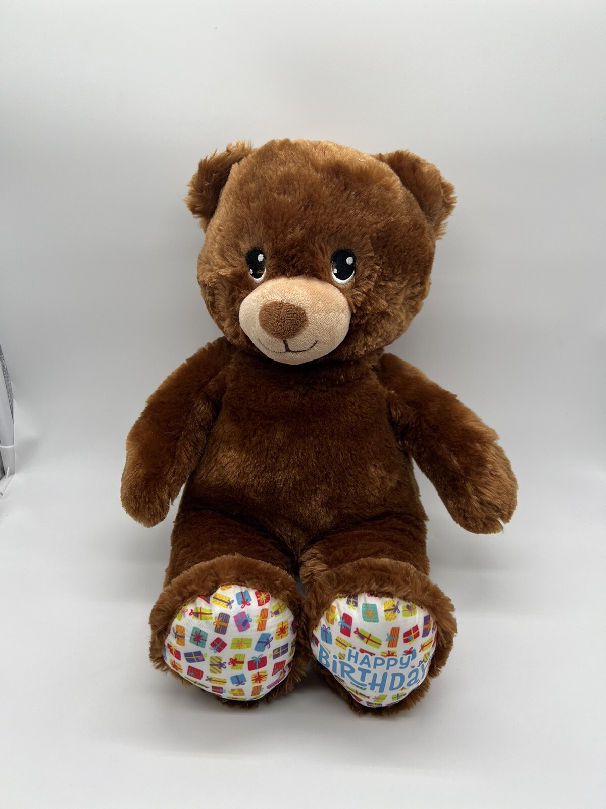 Build A Bear Happy Birthday Brown Teddy Bear Plush 15