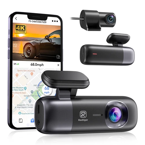 REDTIGER F9 Dash Cam 4K Front and Rear 1080P, Night Vision, Parking Mode deal from eBay