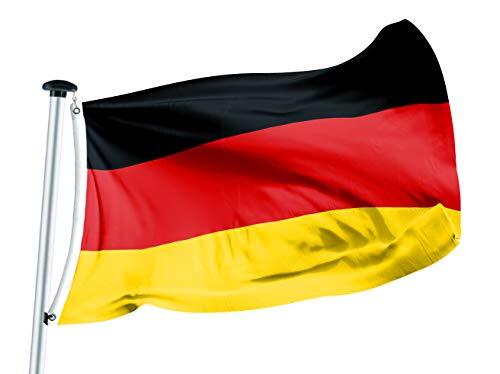 FLAGLY bandiera Germania 100 x 150 cm -160g/m² peso del tessuto - (g8P)