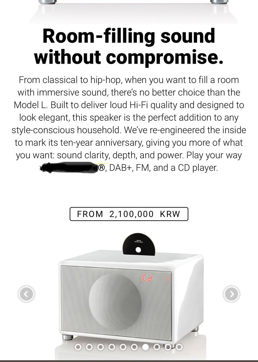 HiFi speaker Geneva Lab Model “L” Sound System CD/RADIO/LINE HiFi speaker Geneva Lab Model “L” Sound System CD/RADIO/LINE