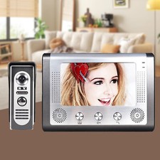 7'' Video Door Phone Doorbell Intercom Kit Camera With Monitor Night Vision