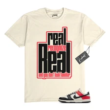 Dunk Bright Crimson Black Toe Pale Ivory Low T Shirt to Match RRR