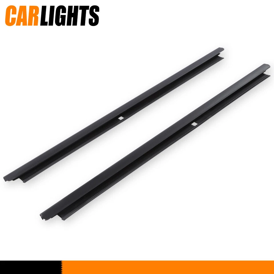 Fit For Chevy GMC Cadillac Truck 2PCS Outer Window Sweep Felt Rear Sealing Strip - Изображение 3 из 4