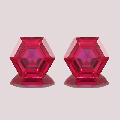10x10 MM Natürlich Makellos Ceylon Rosa Saphir Lose Hexagon Edelstein Schnitt