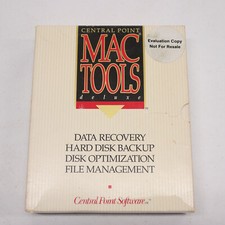MAC Tools Deluxe Central Point Macintosh - Evaluation Copy Not For Resale