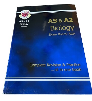 AS & A2 Level Biology AQA Complete Revision & Practice By CGP Books Paperback