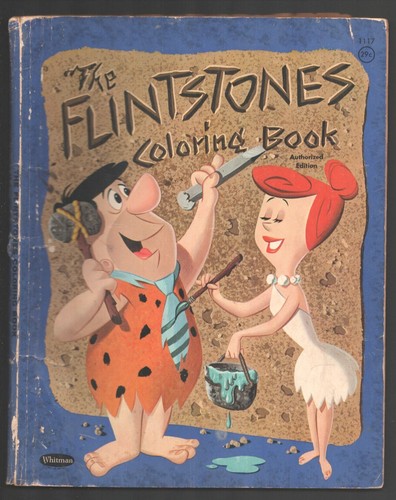 Flintstones Coloring Book 1960- Whitman-Hanna-Barbera-most pages ...