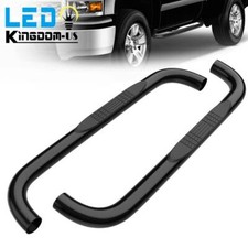 GMC Step Bars 3" Nerf Bar for 99-18 Chevy Silverado/GMC Sierra 1500 2500 Regular Cab Side Step