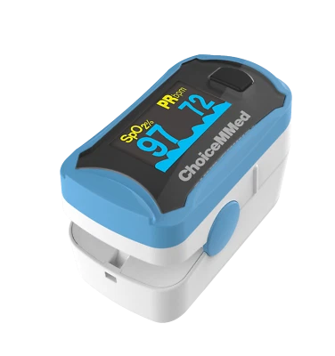 ChoiceMMed Fingertip Pulse Oximeter MD300 C29 OLED Colour Display - Adults Kids