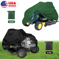 Waterproof Riding Mower Lawn Tractor Cover Heavy Duty 210/420D UV Protector Tarp