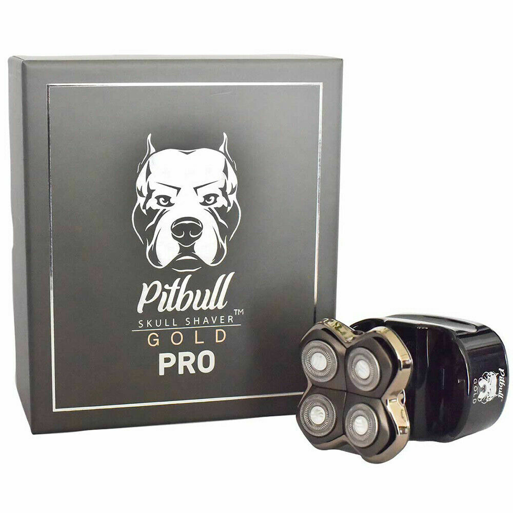 Skull Shaver Pitbull Gold PRO Head and Face Shaver for Men, Men