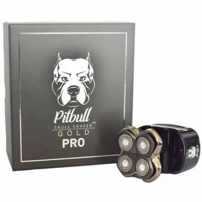 Skull Shaver Pitbull Gold PRO Head and Face Shaver for Men, Men