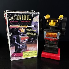 Vintage ACTION ROBOT: 10 No. 811 Made in Hong...