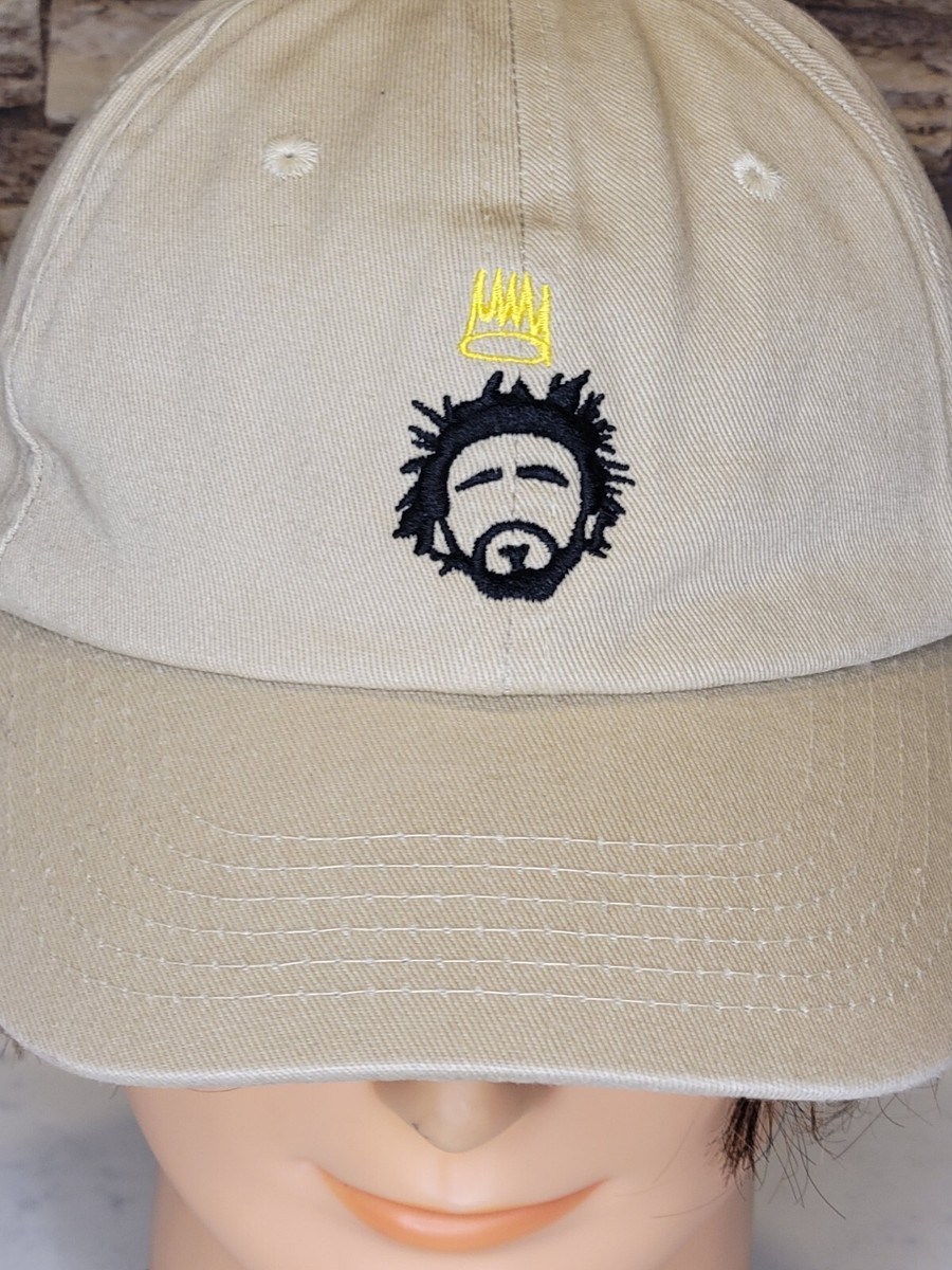 J Cole Crown Baseball Cap - Washed Cotton Dad Hat With Embroidered Design