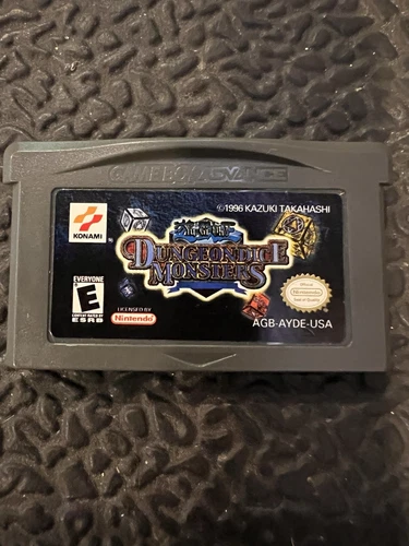 Yu-Gi-Oh! Dungeon Dice Monsters Gameboy Advance Authentic Tested