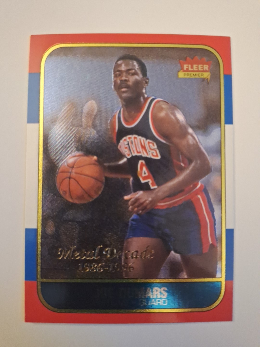 1996-97 Metal #M2 Joe Dumars Decade of Excellence