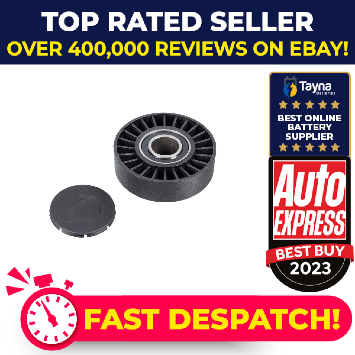 Aux Belt Idler Pulley fits VW TRANSPORTER Mk4 2.5D 95 to 03 ACV Guide Deflection