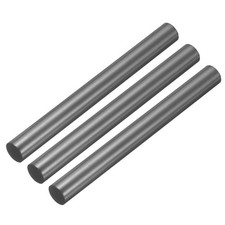 3 Pack Graphite Rod Graphite Stirring Rod Stick Rod 100x10mm Black