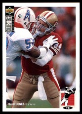 Brent Jones 1994 Collector's Choice #341 49ers NFL READ FREE SHIP AutographDen