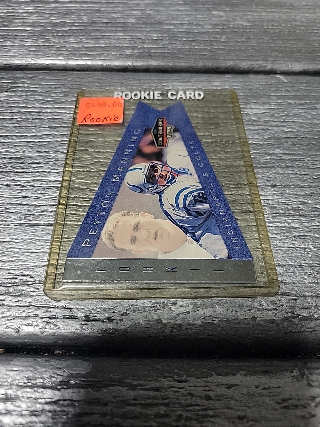 1998 Playoff Contenders - Pennants Peyton Manning #42 Blue (RC)