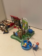 Playmobil Reiterhof Figuren- & Zubeh&ouml;rset Konvolut mit Pferden, Figuren, Zaun