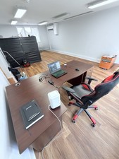 Executive L-Shaped Office Desk with 3-Drawer Pedestal – 2200 × 1200 × 750 mm
