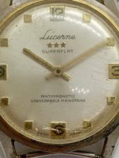 Orologio Vintage Lucerna Superflat Jowissa Cal. Sonceboz ES 50 buon equilibrio per par