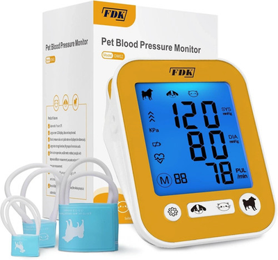 #ad Veterinary Blood Pressure Monitor for Dogs Cats 3 Cuffs LCD Backlight Open Box $69.99