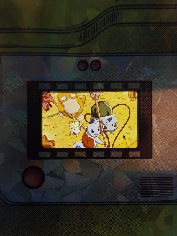 Pokémon FSA Gold Cracked Ice Card—35mm Film Cell: Pikachu
