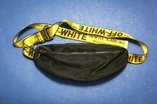 Off White Industrial Strap Yellow Belt Black Fanny Pack Bag MJC