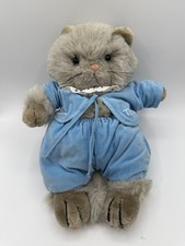 Eden Vintage Beatrix Potter Tom Cat Kitten Frederick Warne 14" Plush Kitty Gray