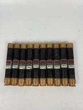 LOT OF 10, Time delay Fuse Class RK5, 20 Amp 600V 20A Dual Element Tested FRSR20
