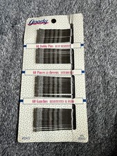 Vintage Goody Made In USA 1989 Bobby Pins 54 Rust Resistant Silver Color