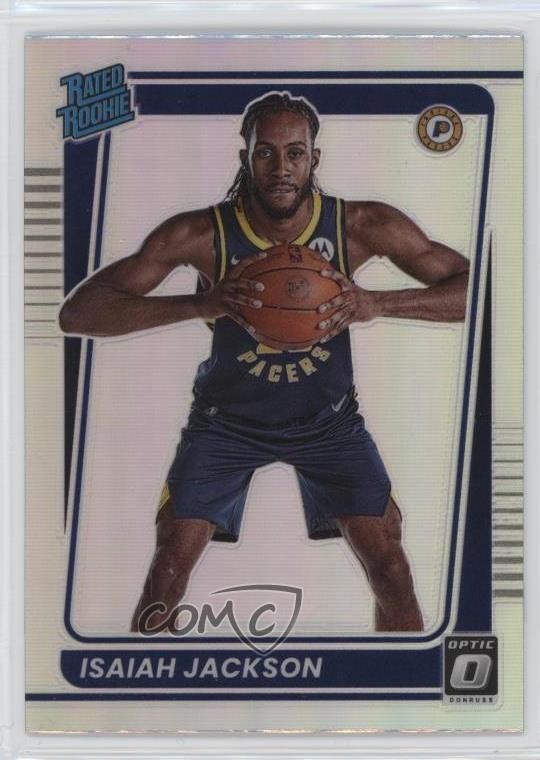 2021-22 Panini Donruss Optic Rated Holo Prizm Isaiah Jackson #167 Rookie RC 5ub