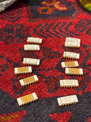 13 Vintage Ceramic Gold-Pin Analog ICs DG123AP DGM122AP/BP (1977) NOS Mil-Spec
