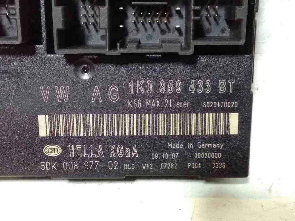 Centralina Comfort Skoda Octavia I 1U2 1K0959433BT 1.9 Diesel 2007 30924263 - Immagine 2 di 3