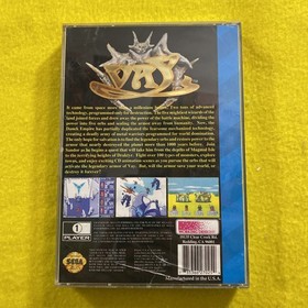 Sega CD Vay Working Designs Video Game Disc case missing manual