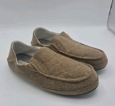 OluKai Womens Size 38 US 8 Brown Tan Nohea Hulu Slippers Shoes